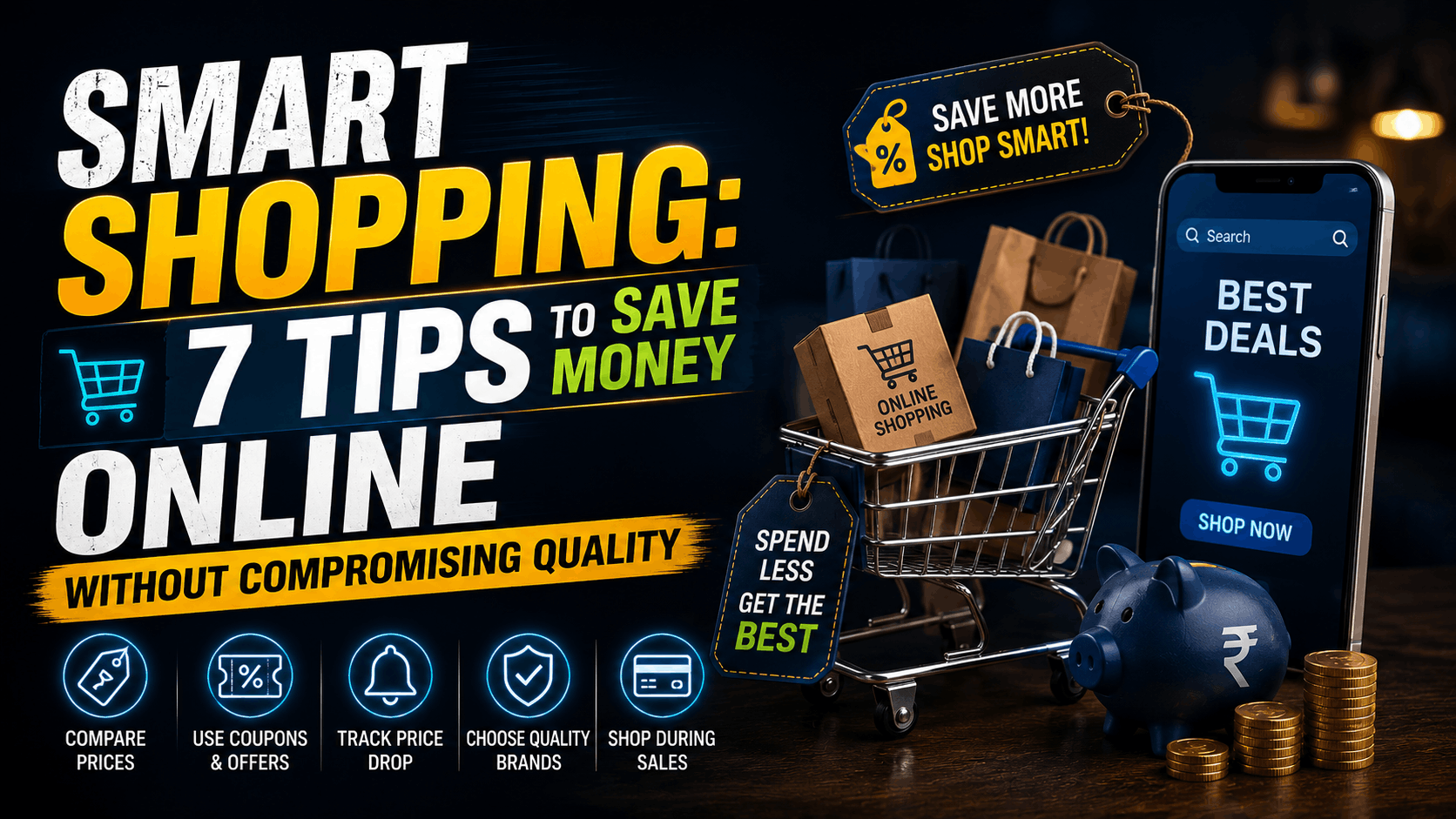Smart Shopping: 7 Tips to Save Money Online Without Compromising Quality