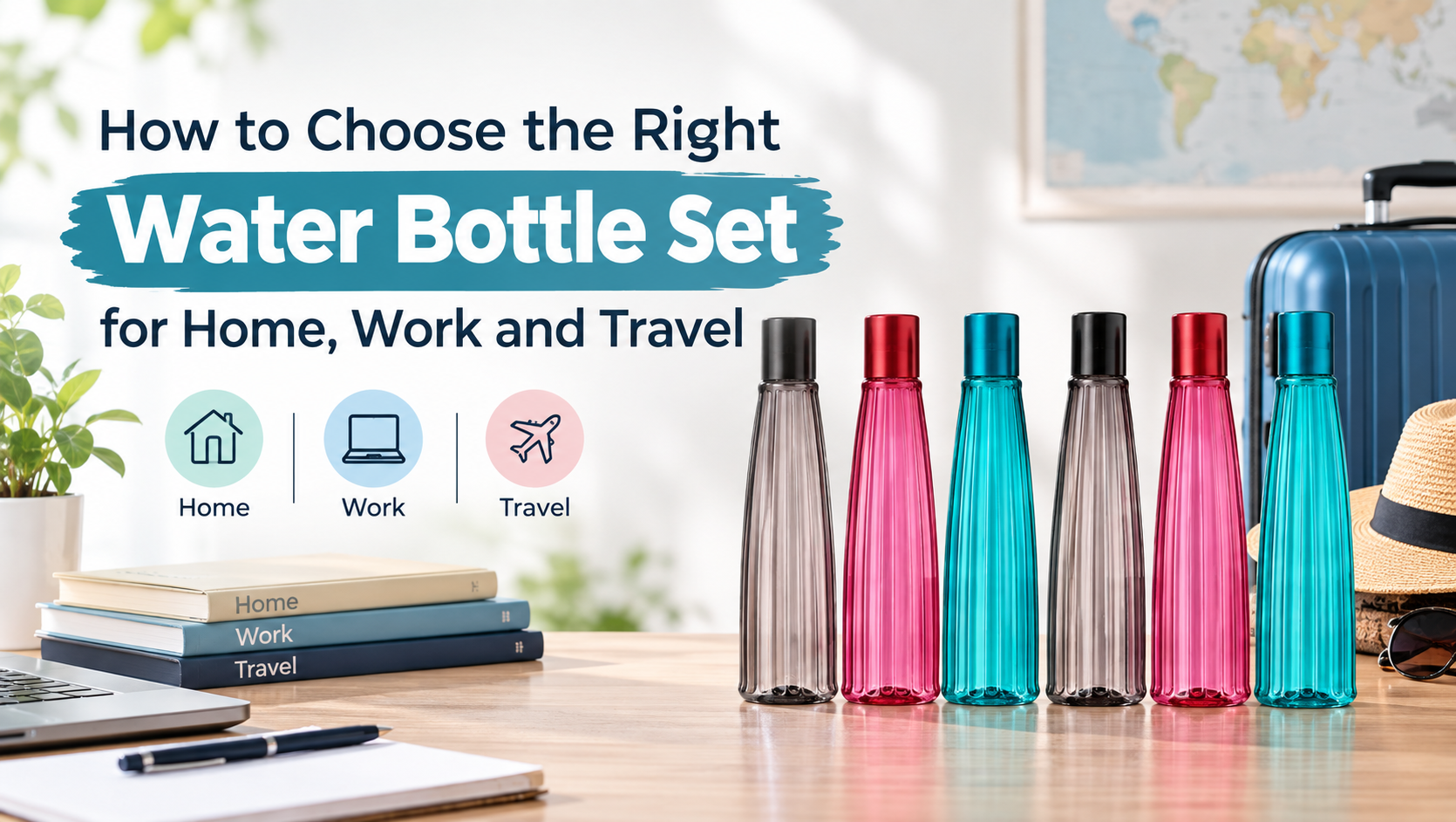 How to Choose the Right Water Bottle Set for Home Work and Travel