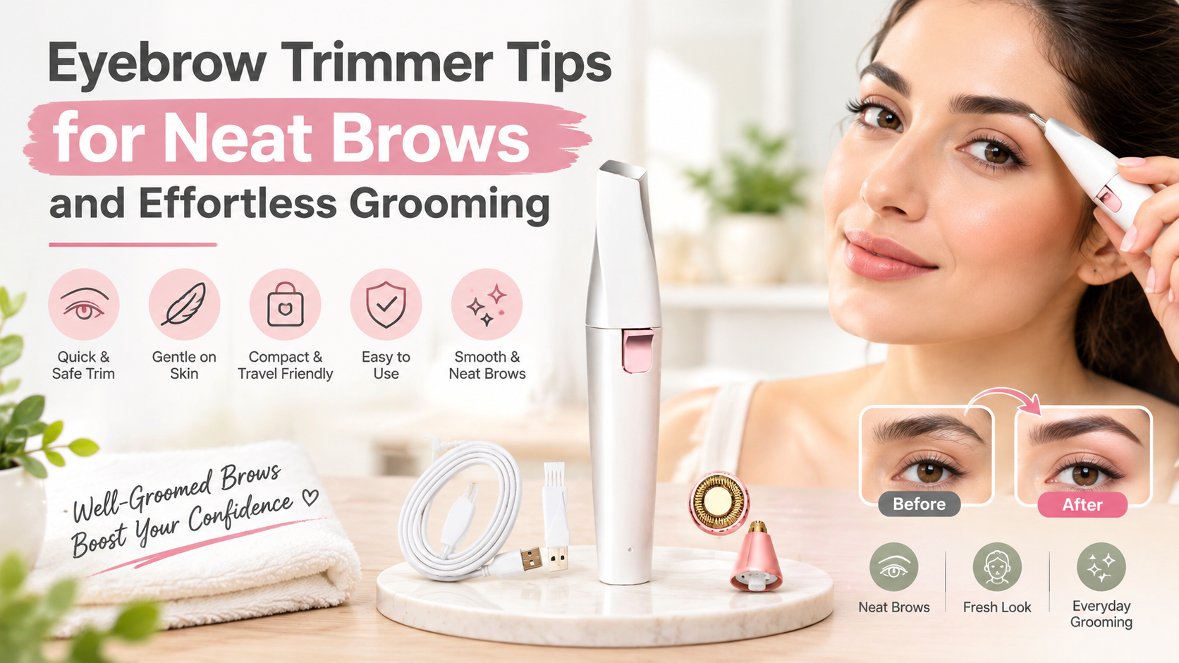 Eyebrow Trimmer Tips for Neat Brows and Effortless Grooming
