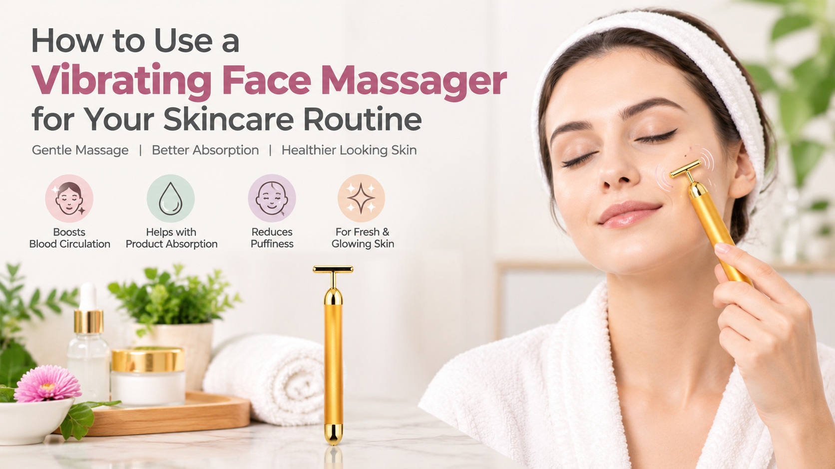 How to Use a Vibrating Face Massager for Your Skincare Routine