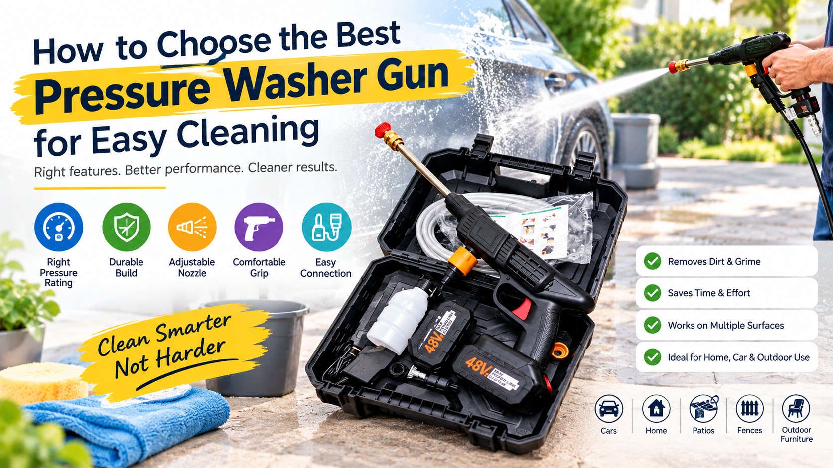 How to Choose the Best Pressure Washer Gun for Easy Cleaning