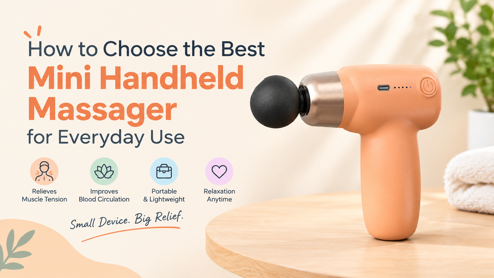How to Choose the Best Mini Handheld Massager for Everyday Use