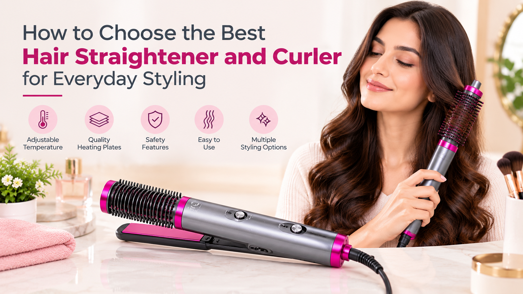 How to Choose the Best Hair Straightener and Curler for Everyday Styling