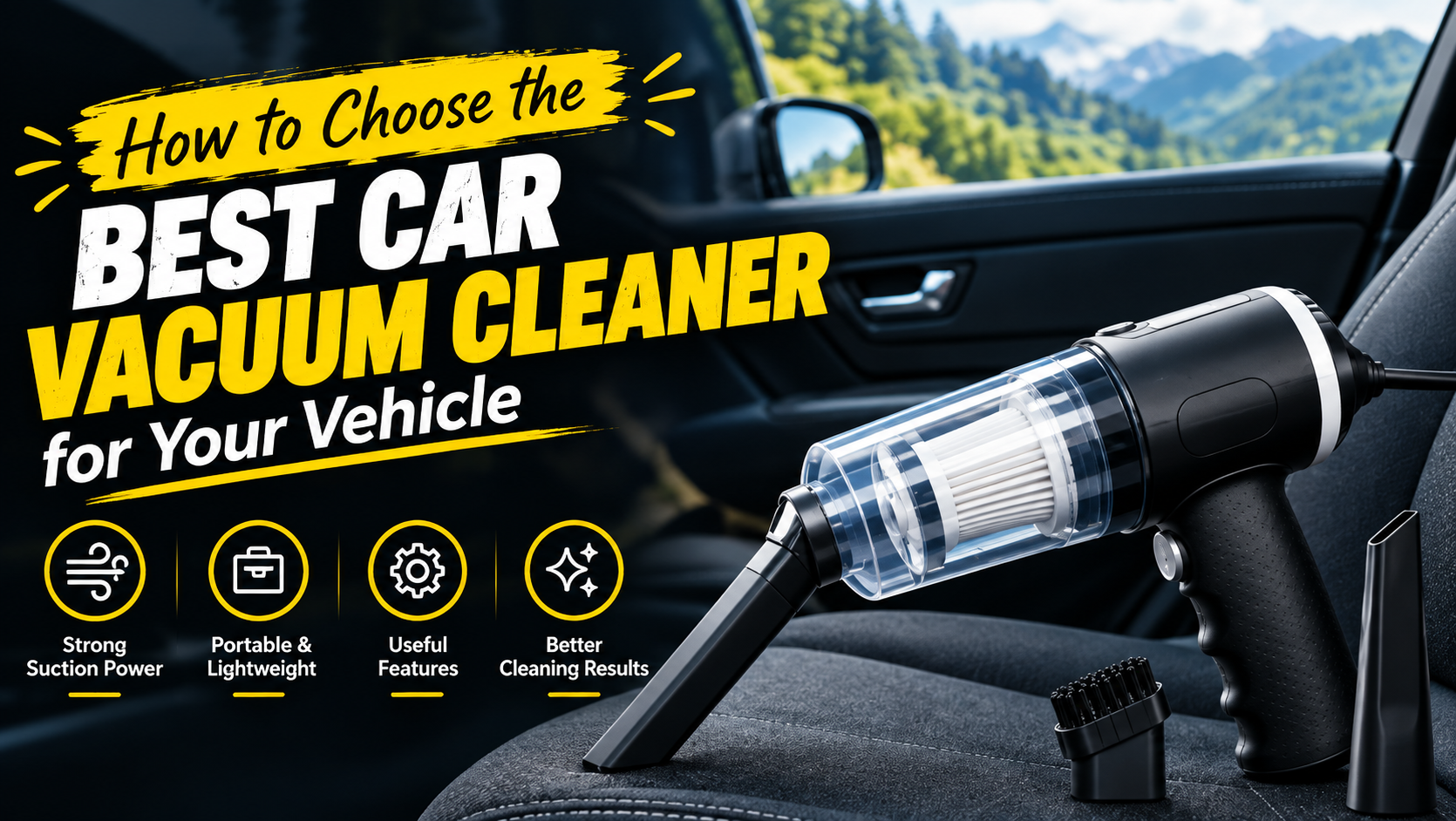 How to Choose the Best Car Vacuum Cleaner for Your Vehicle