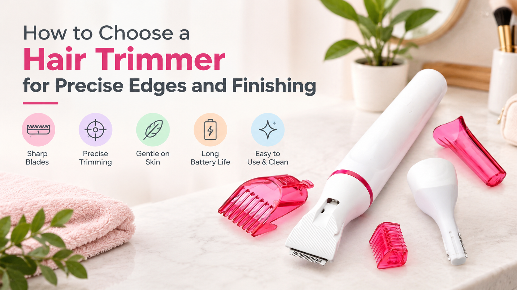 How to Choose a Hair Trimmer for Precise Edges and Finishing