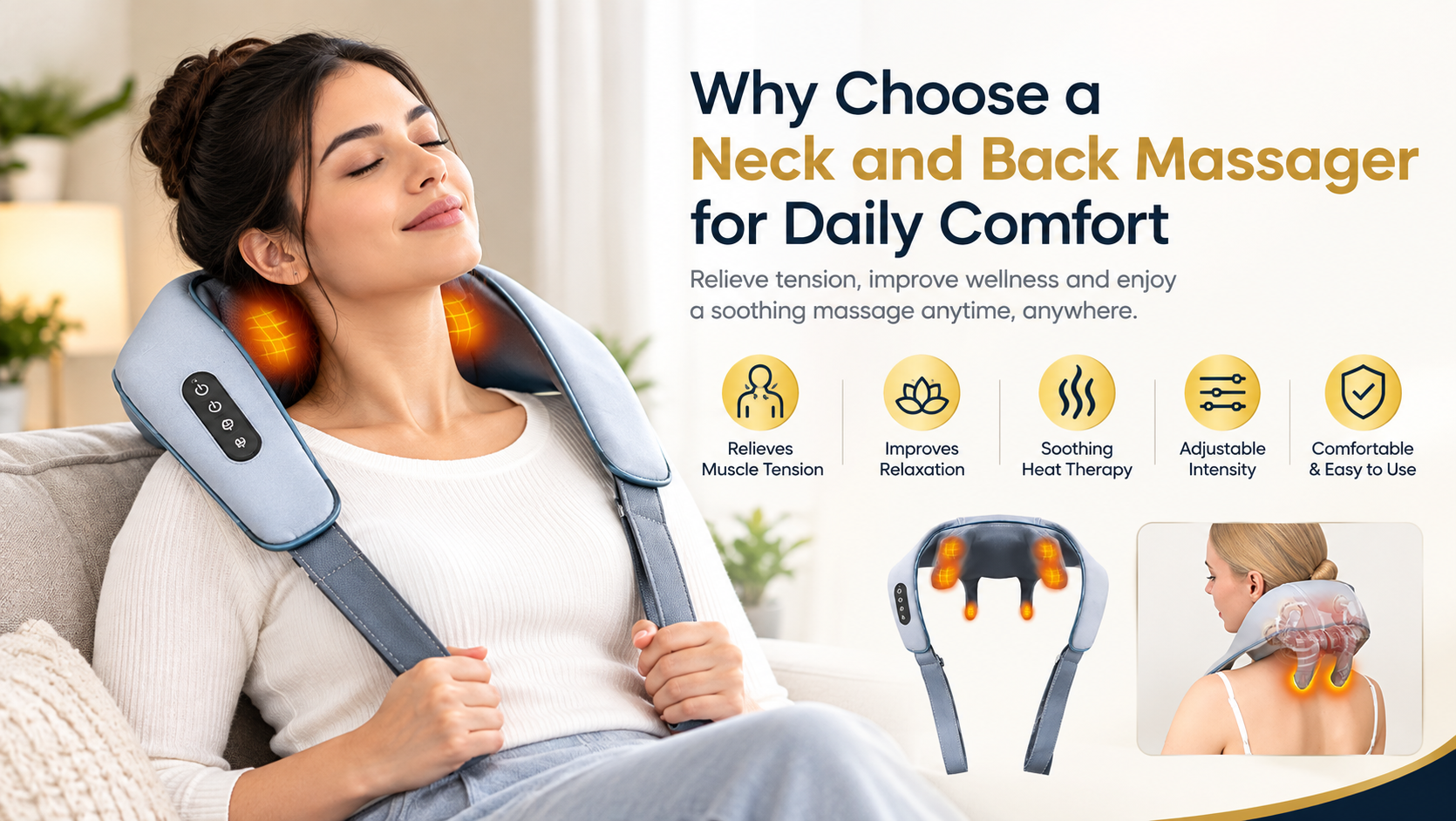 Why Choose a Neck and Back Massager for Daily Comfort