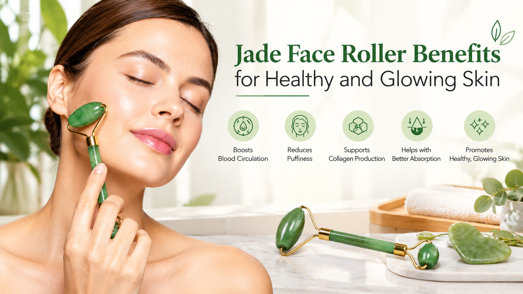 Jade Face Roller Benefits for Healthy and Glowing Skin