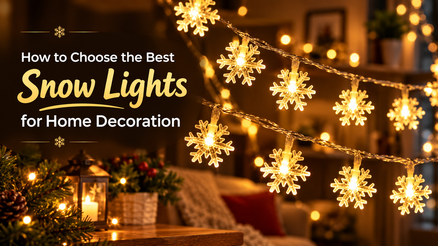 How to Choose the Best Snow Lights for Home Decoration