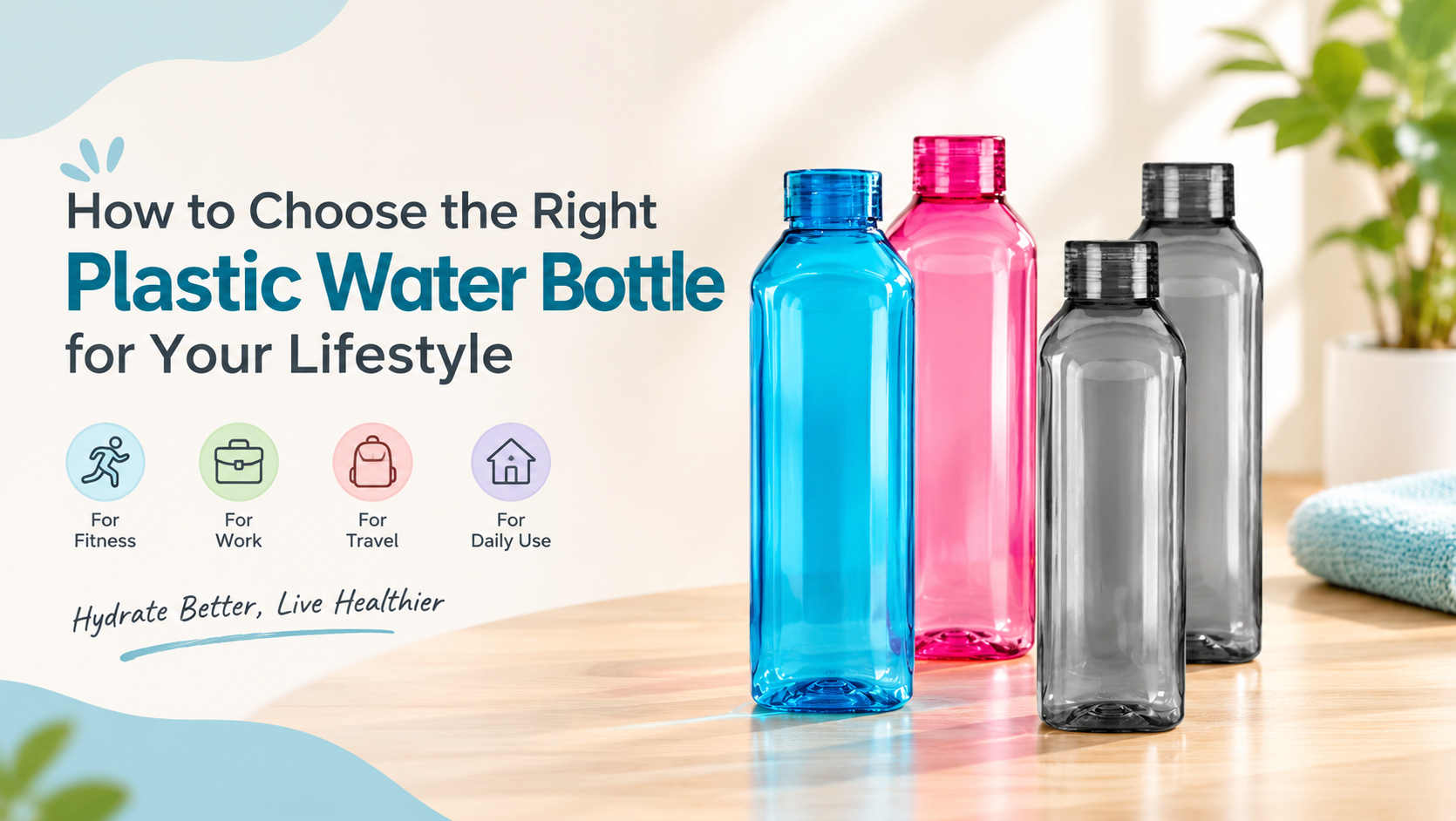 How to Choose the Right Plastic Water Bottle for Your Lifestyle