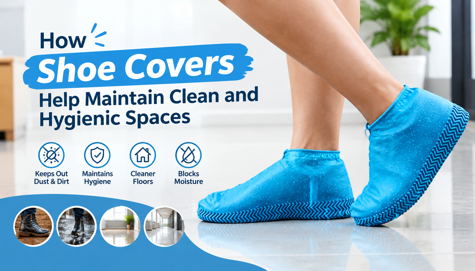 How Shoe Covers Help Maintain Clean and Hygienic Spaces