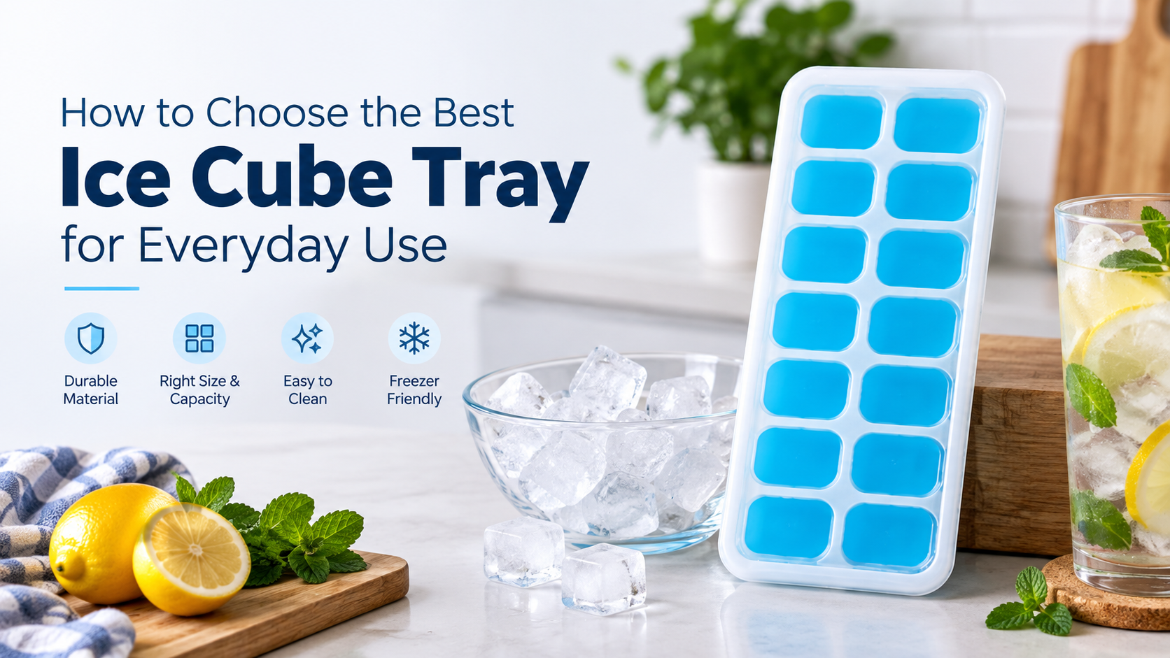 How to Choose the Best Ice Cube Tray for Everyday Use