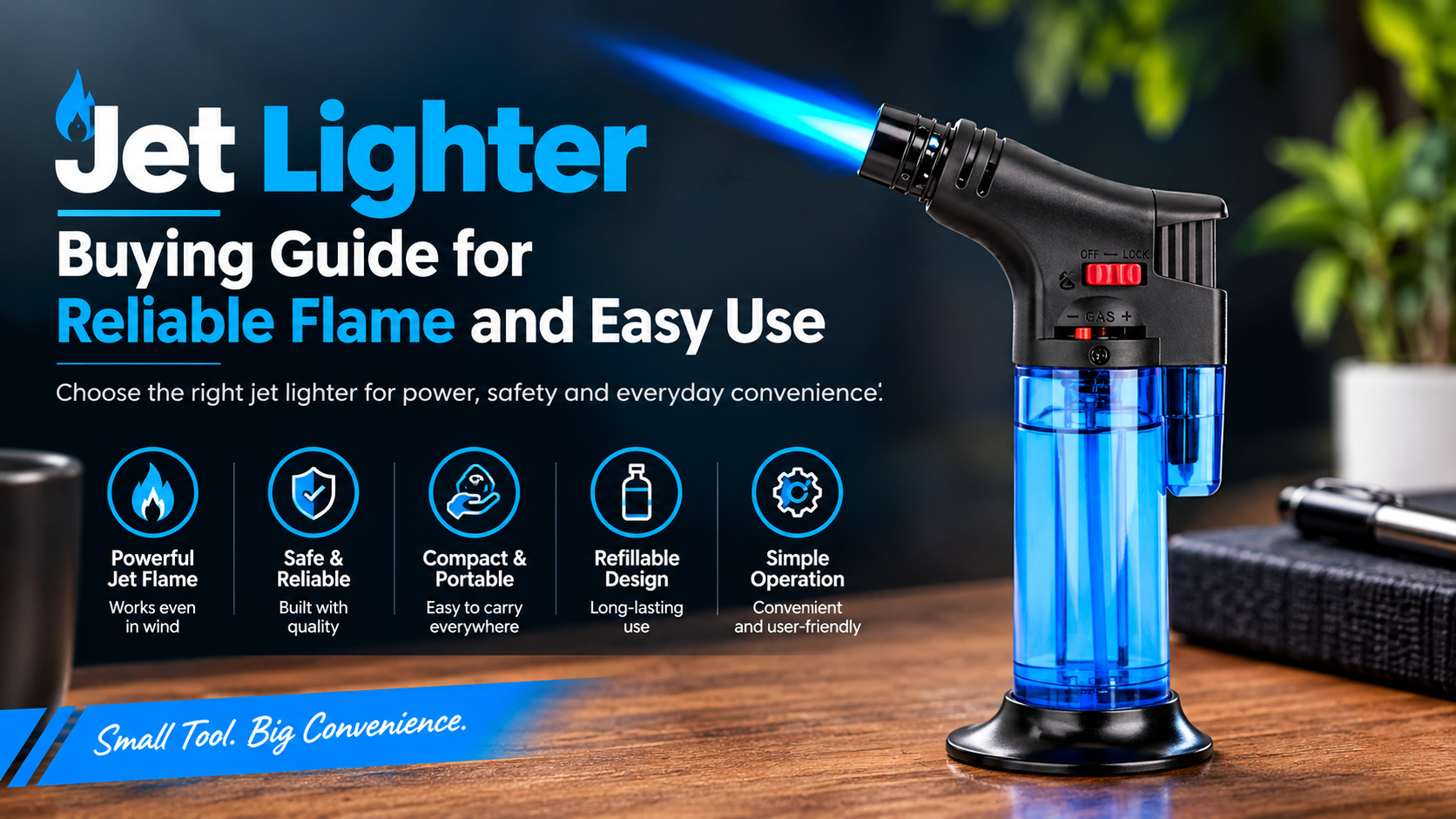 Jet Lighter Buying Guide for Reliable Flame and Easy Use