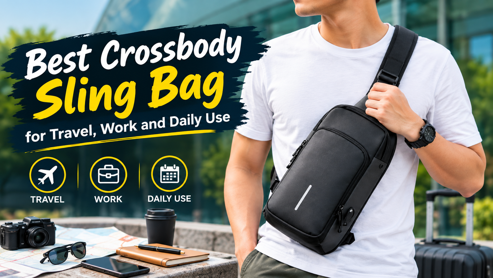 Best Crossbody Sling Bag for Travel, Work and Daily Use