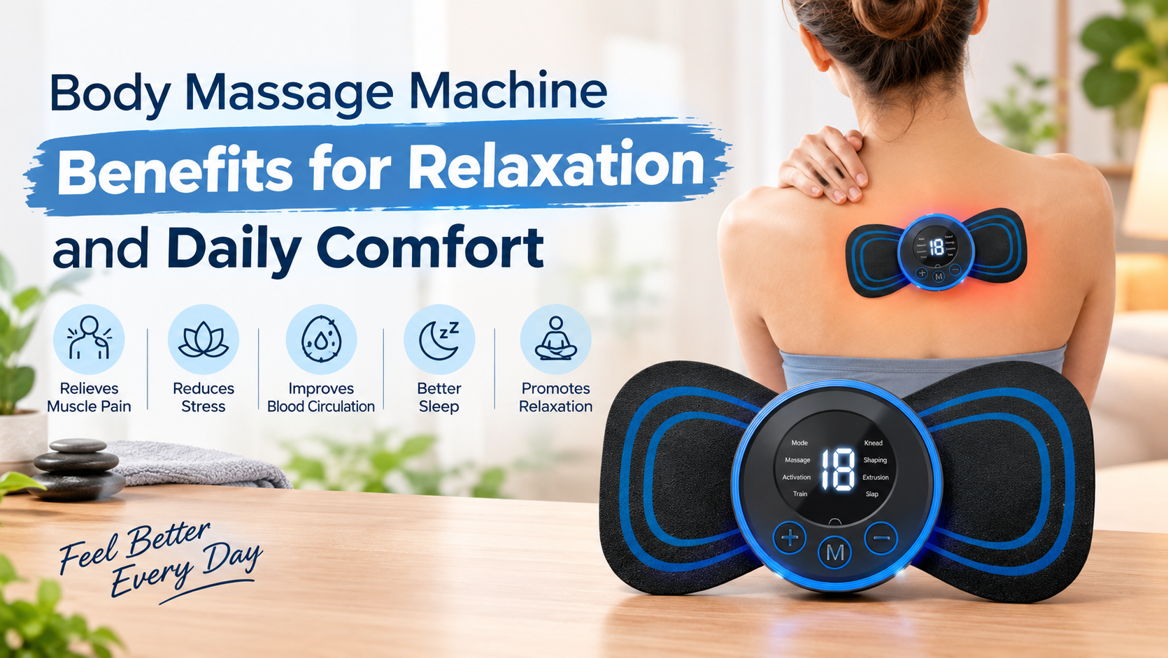 Body Massage Machine Benefits for Relaxation and Daily Comfort