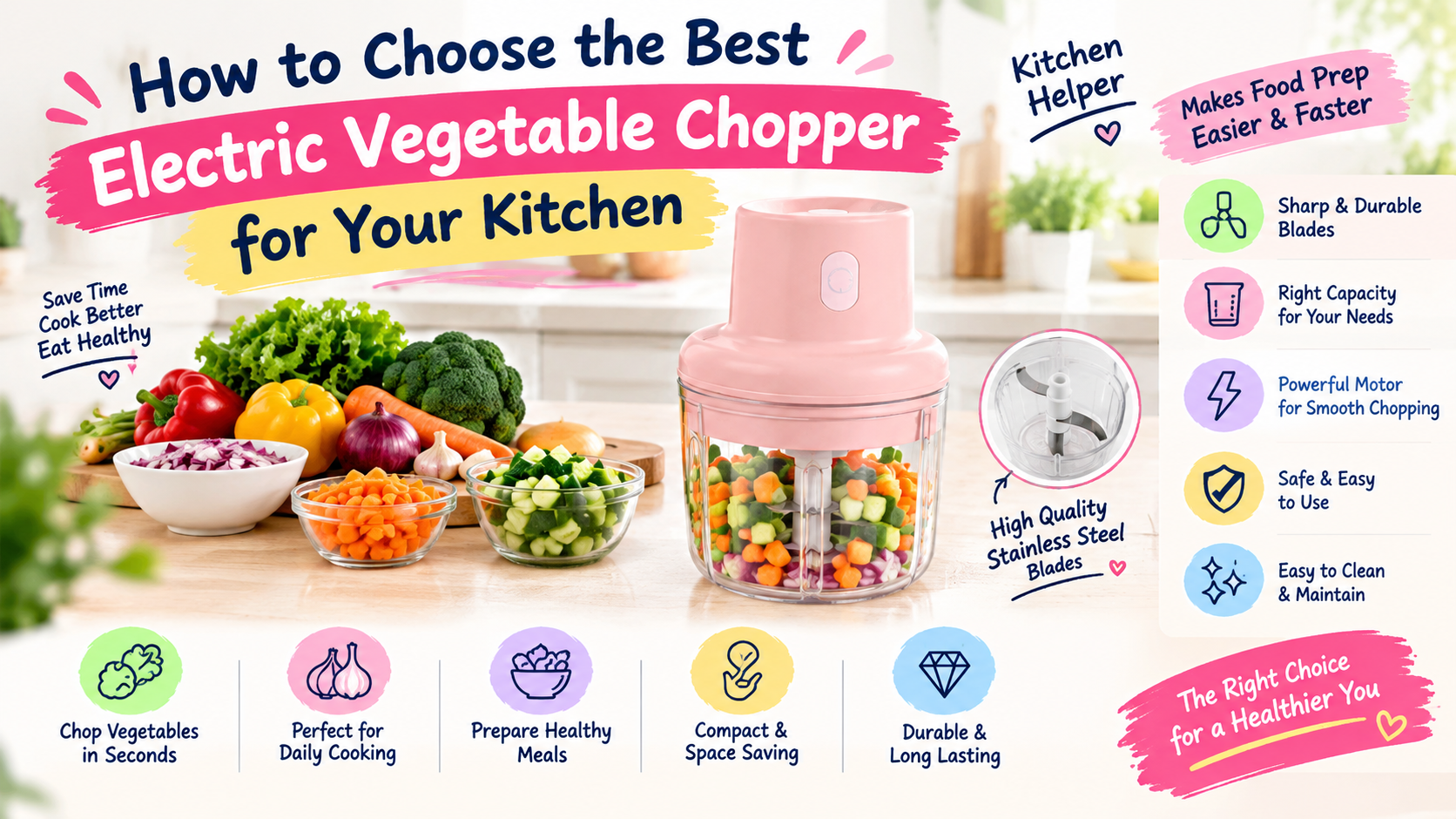 How to Choose the Best Electric Vegetable Chopper for Your Kitchen
