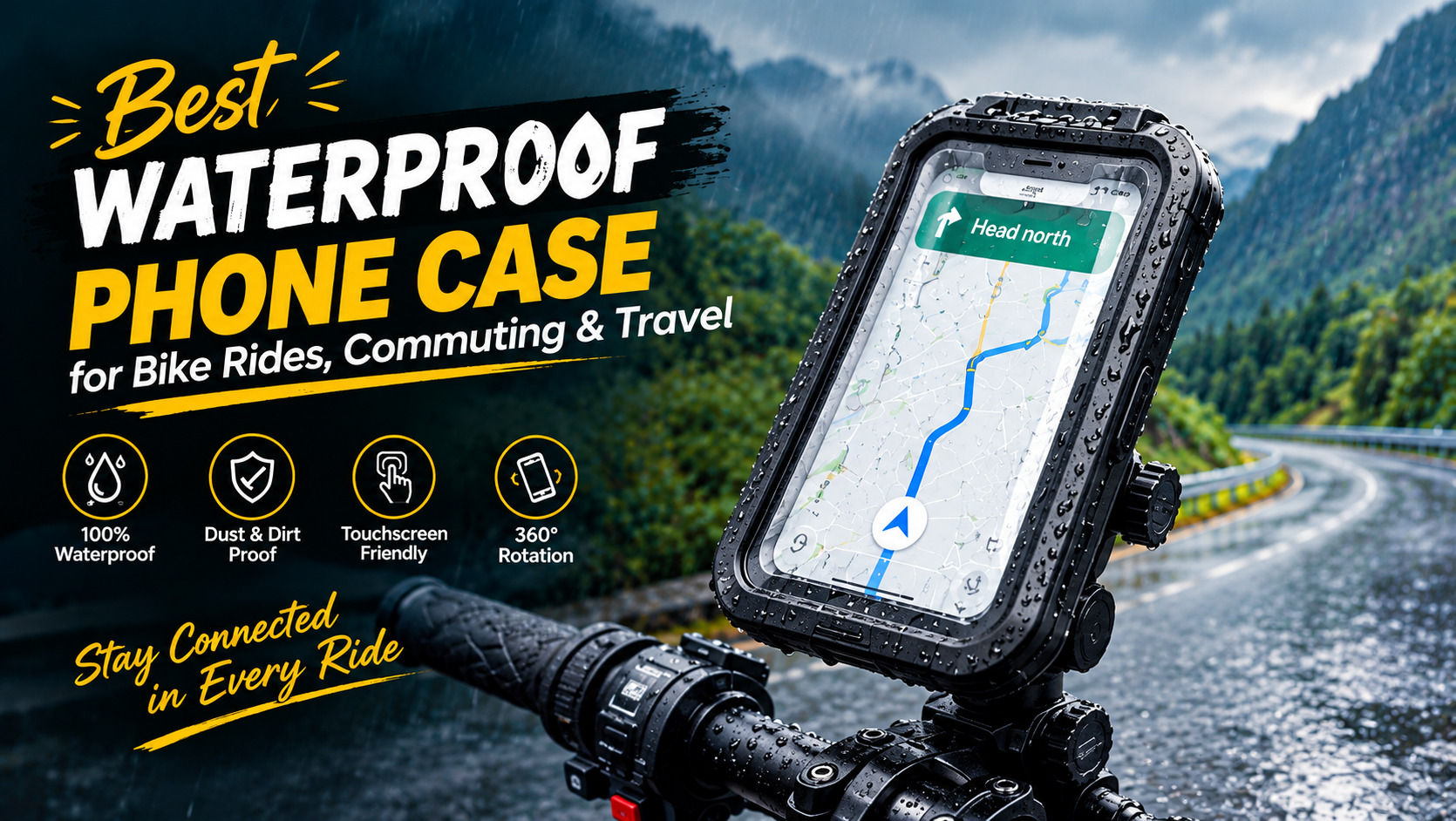 Best Waterproof Phone Case for Bike Rides, Commuting & Travel