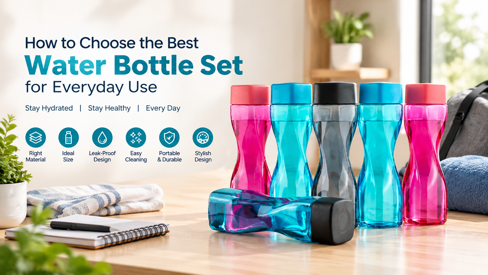 How to Choose the Best Water Bottle Set for Everyday Use