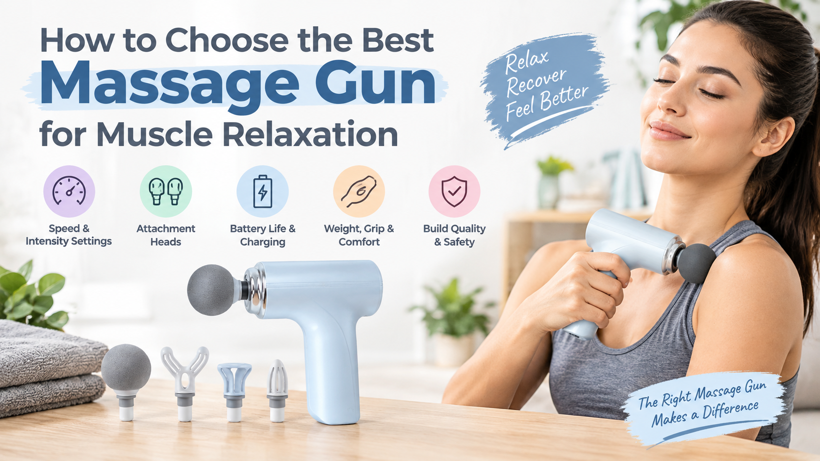 How to Choose the Best Massage Gun for Muscle Relaxation