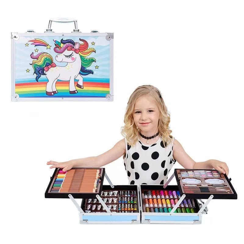145 PCS Sketching And Colouring Pencil Set