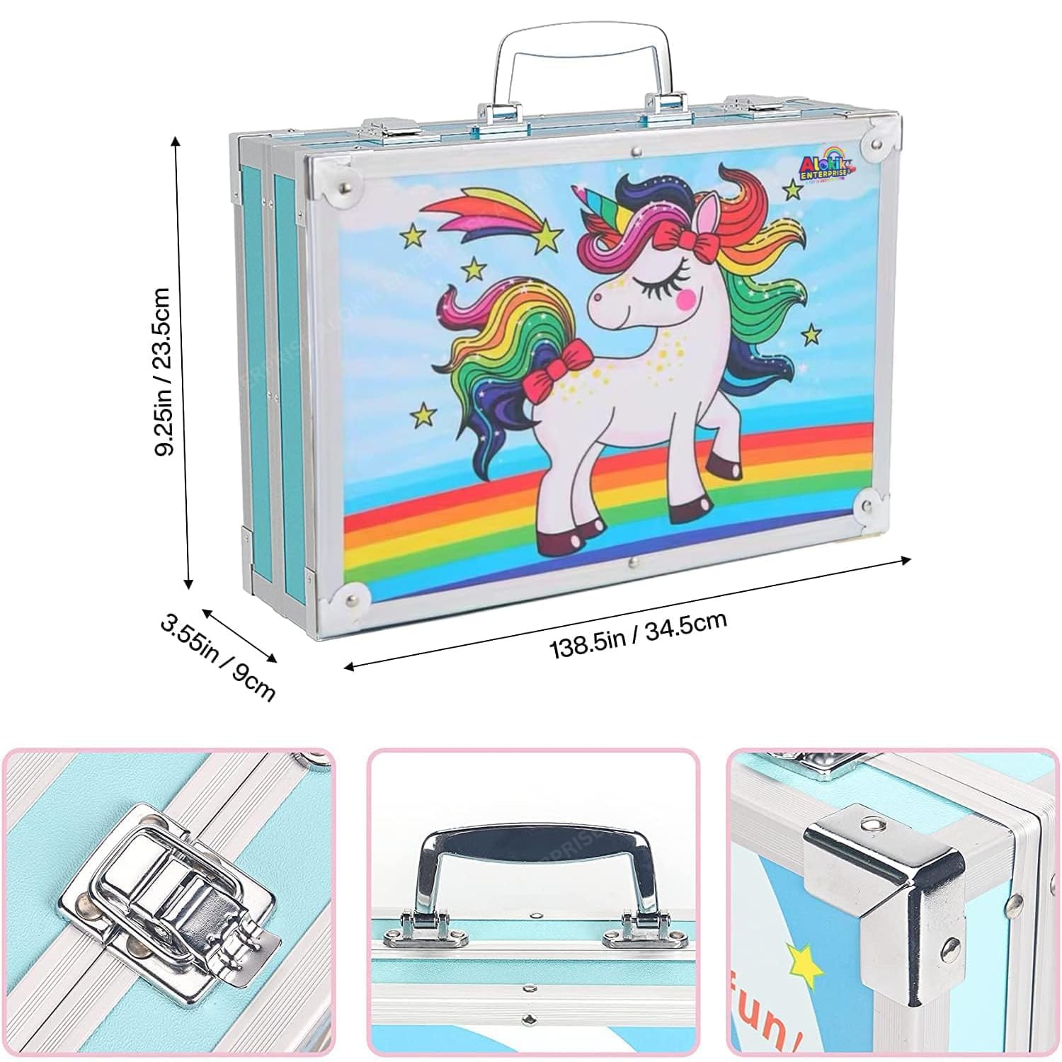 145 PCS Sketching And Colouring Pencil Set