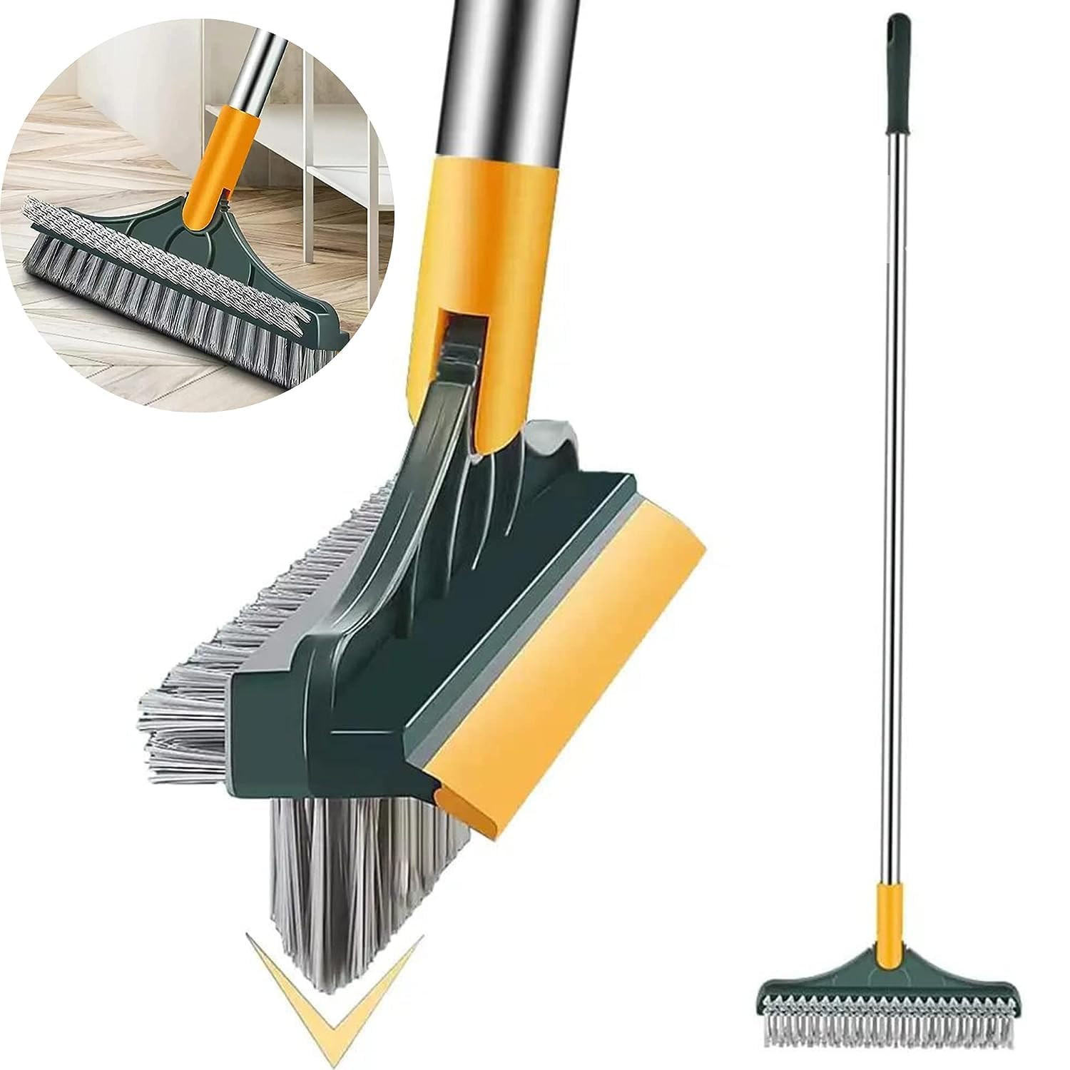 3in1 Bathroom Cleaning Brush Wiper