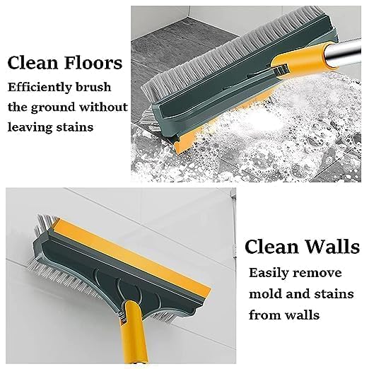 3in1 Bathroom Cleaning Brush Wiper