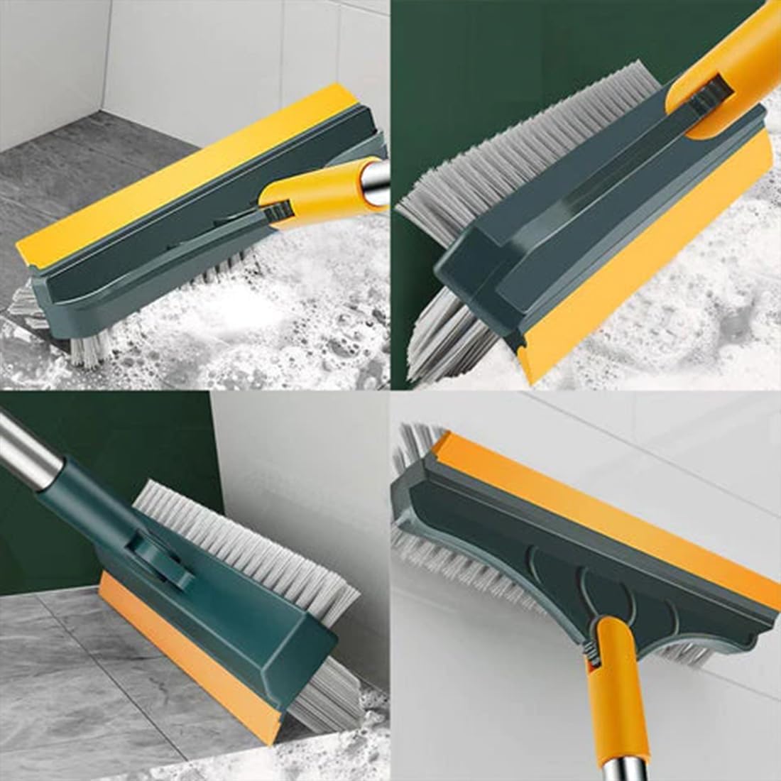 3in1 Bathroom Cleaning Brush Wiper