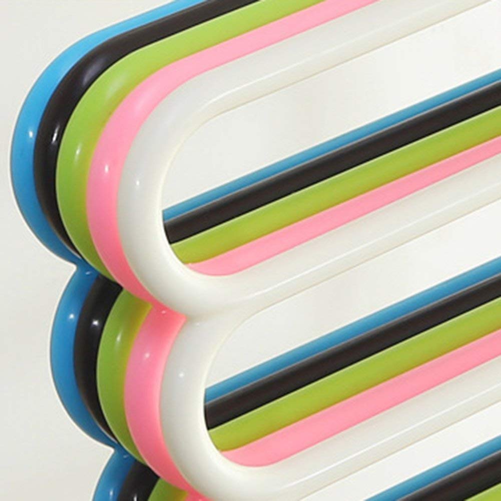 5 Row Plastic Clothes Wardrobe Organizer
