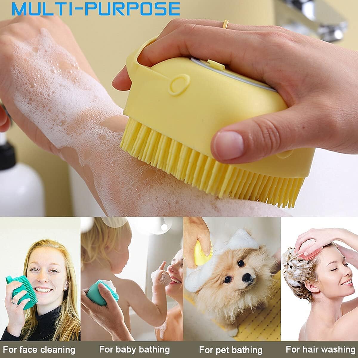 Body Scrubber Shampoo Dispenser