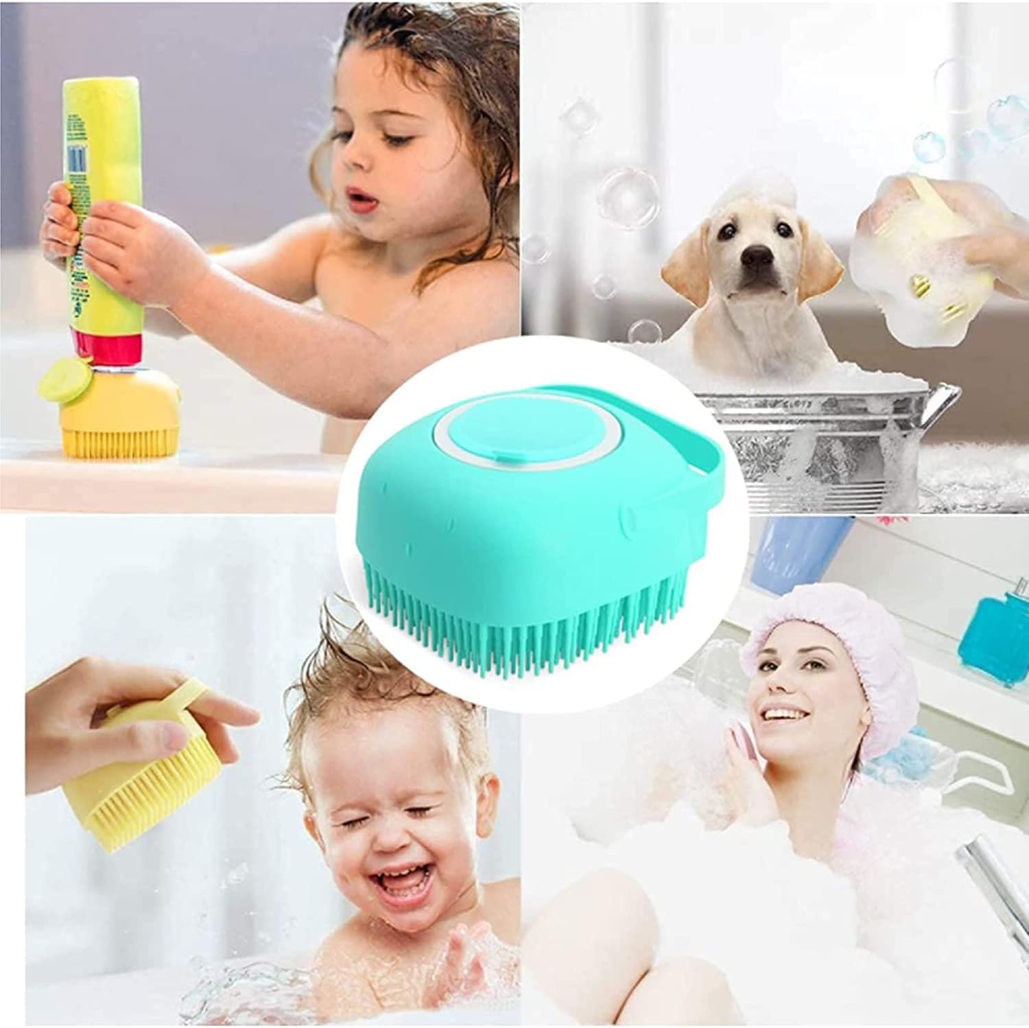 Body Scrubber Shampoo Dispenser
