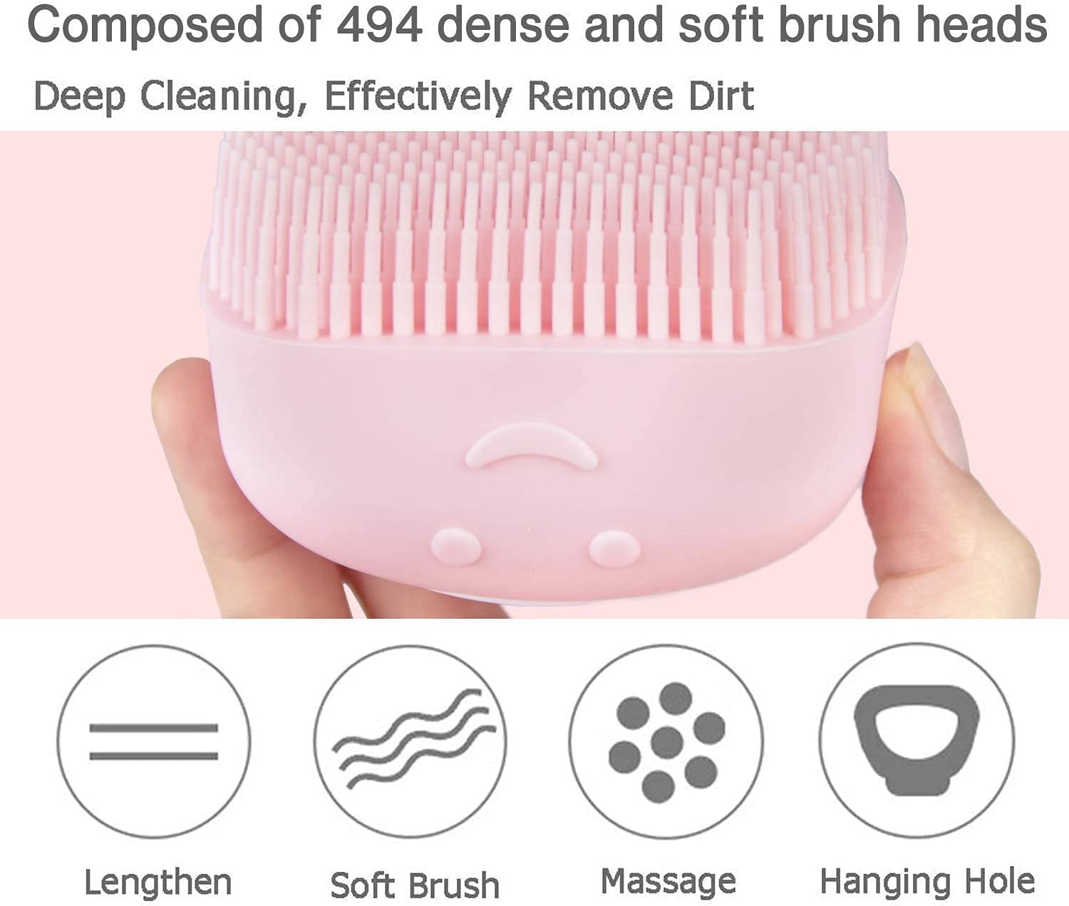 Body Scrubber Shampoo Dispenser