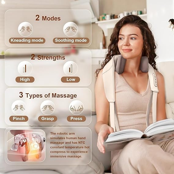Cordless Neck And Back Massager