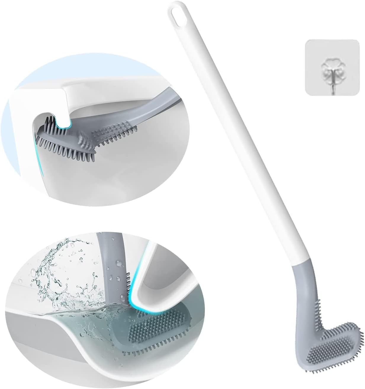 Deep Clean Silicone Toilet Brush