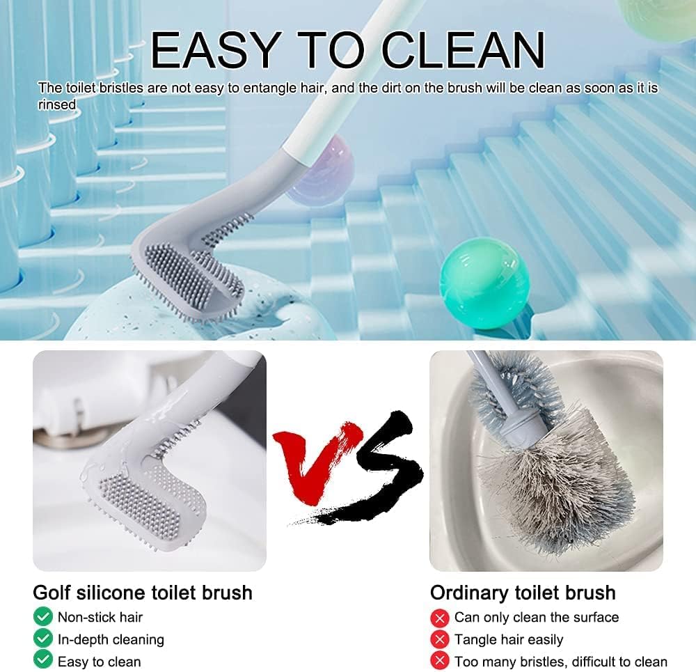 Deep Clean Silicone Toilet Brush