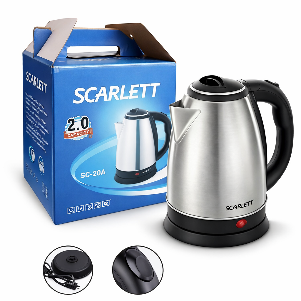 Electric Kettle 2L Stainless Steel