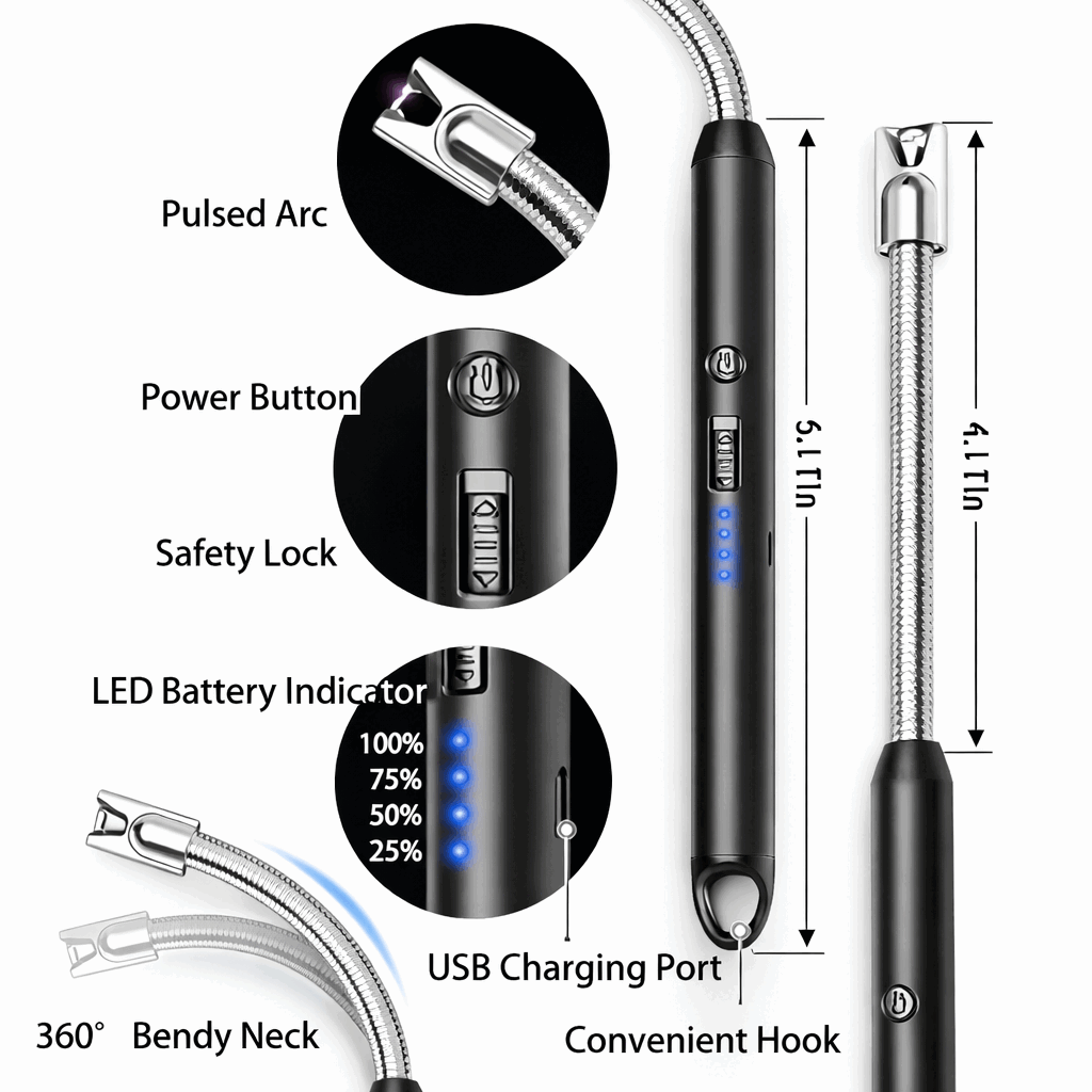 Flexible Neck Electric Lighter