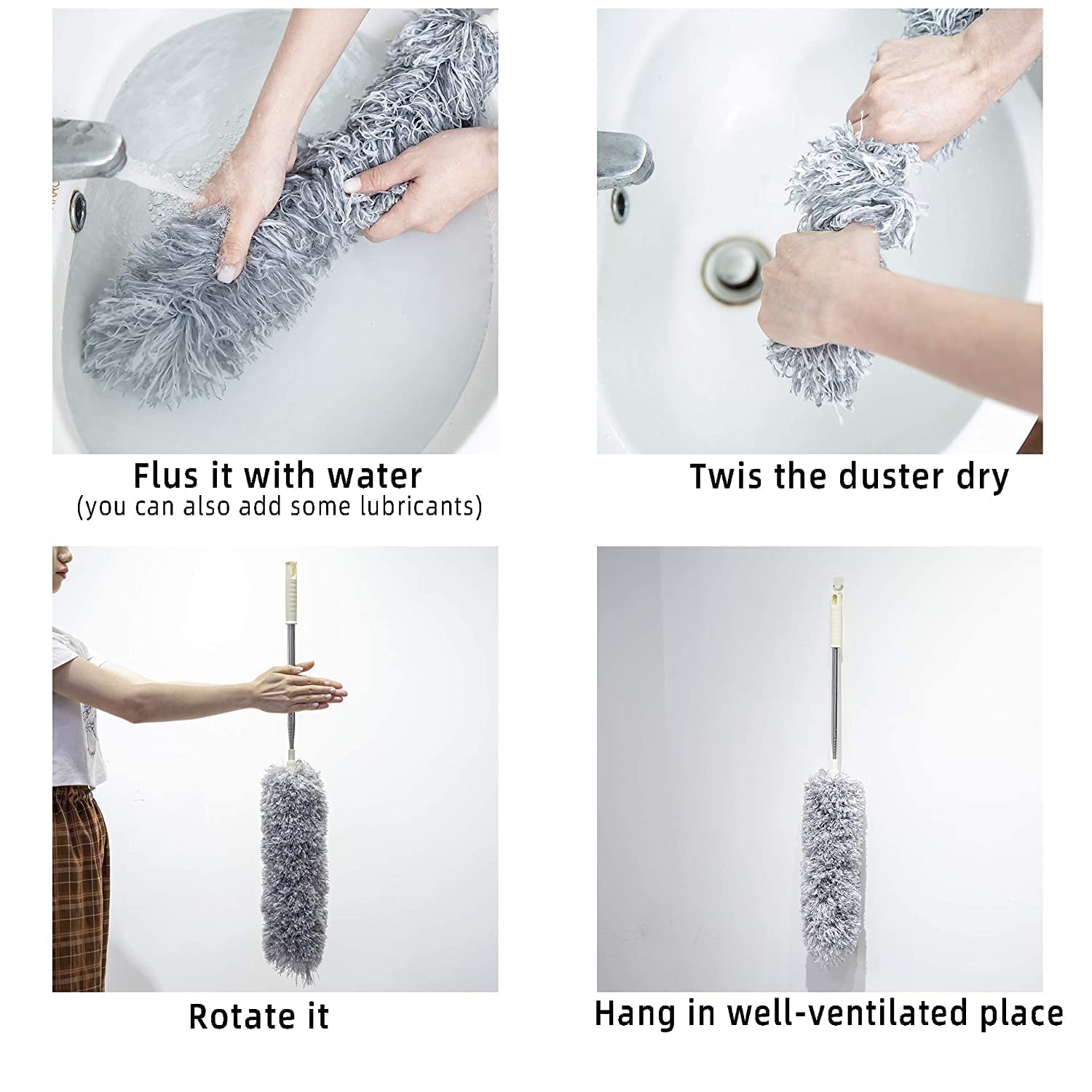 Flexible Telescopic Microfiber Duster