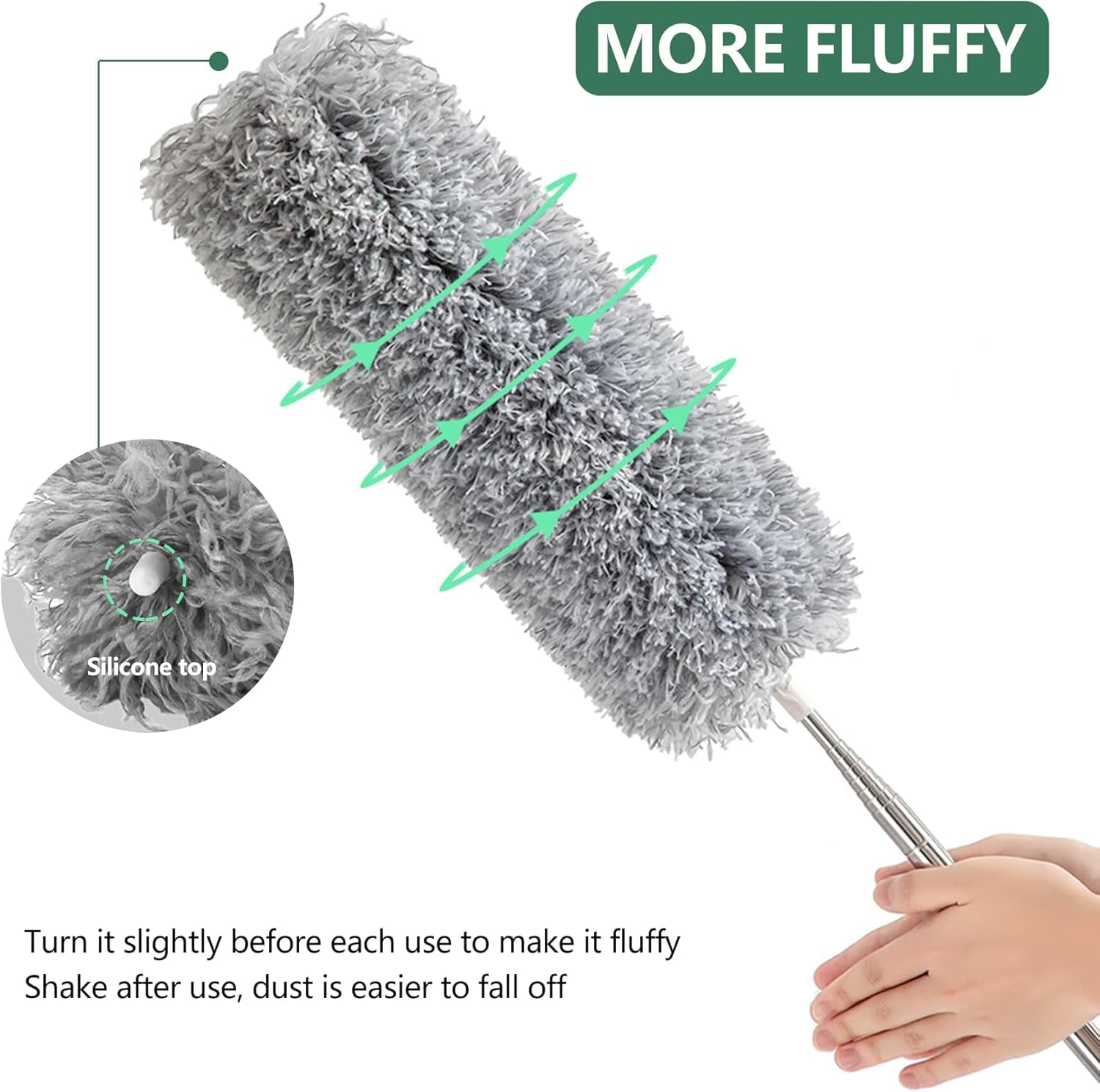 Flexible Telescopic Microfiber Duster