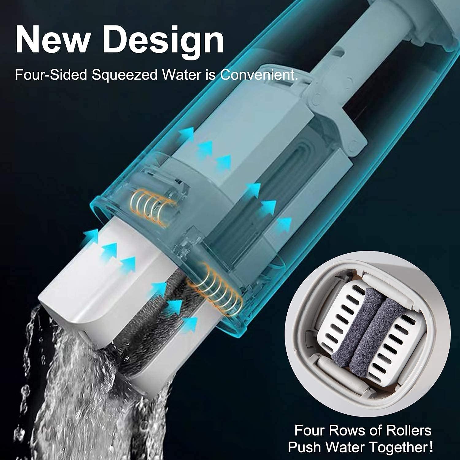 Hand Free Sponge Cleaning Mop