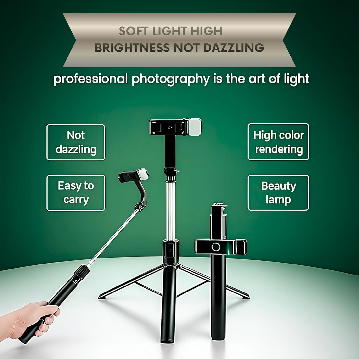 JIKRA SR-1S Selfie Stick Tripod