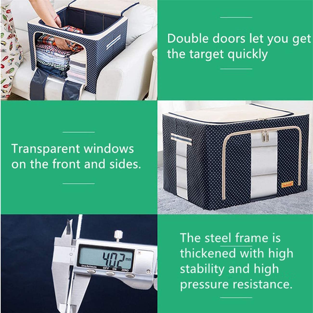 Large Capacity Foldable Storage Box
