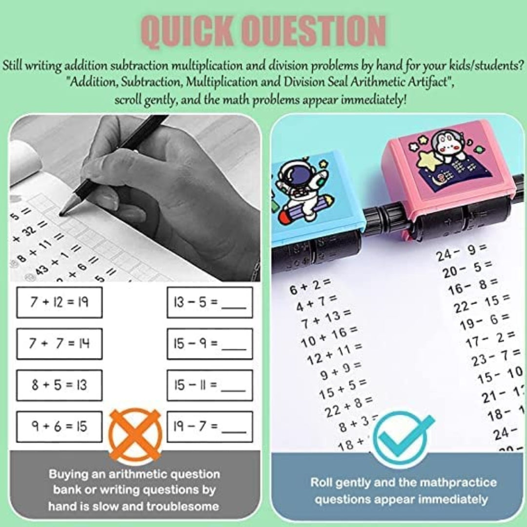 Mathematical Practice Stamp Roller