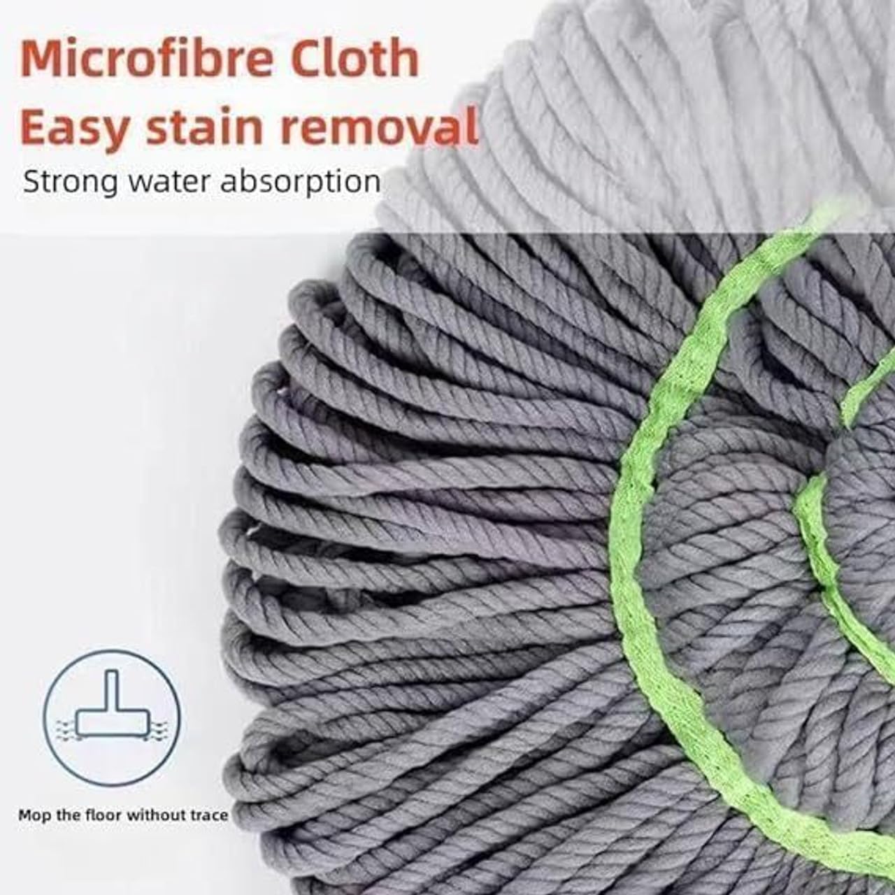 Microfiber Twist Mop Long Handle
