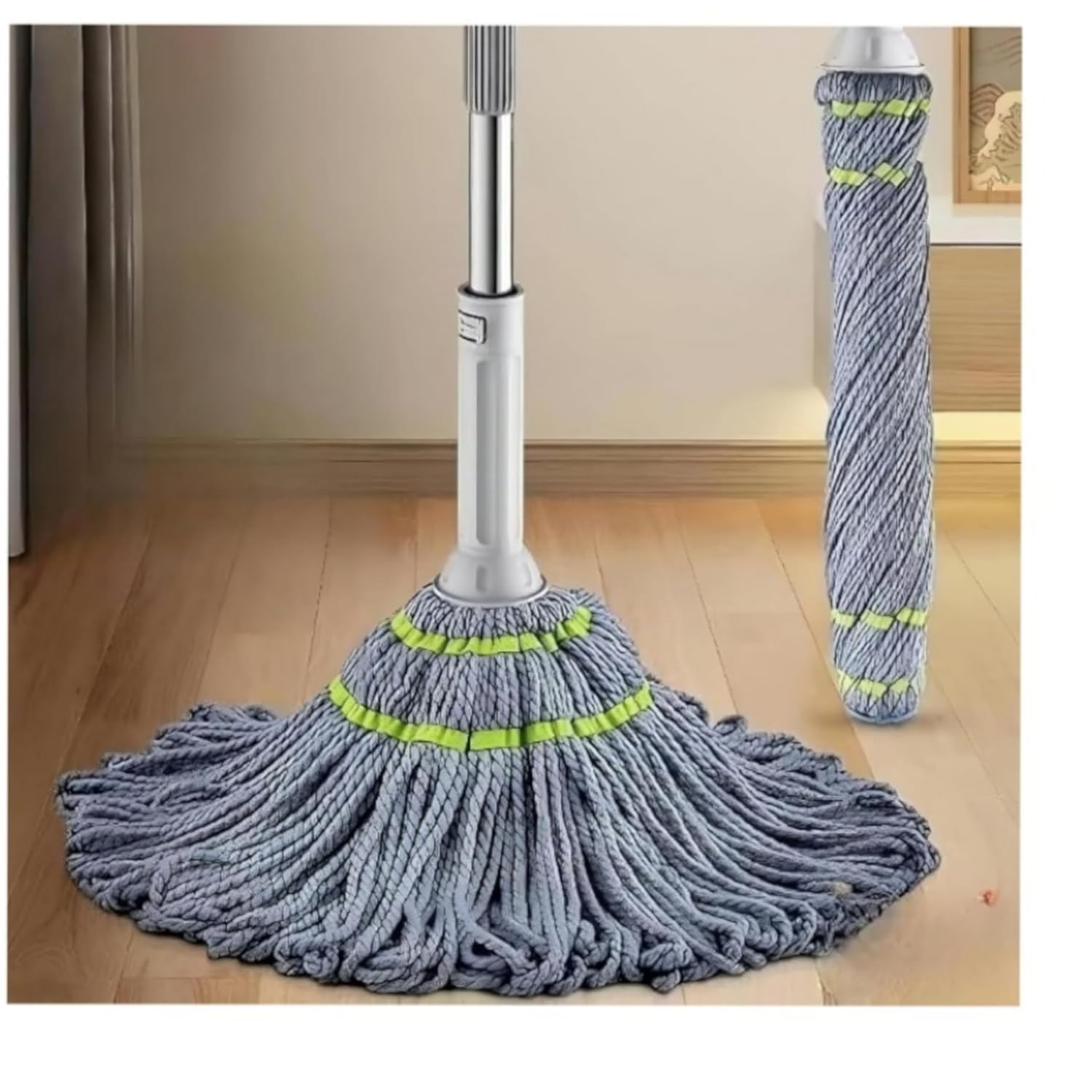 Microfiber Twist Mop Long Handle
