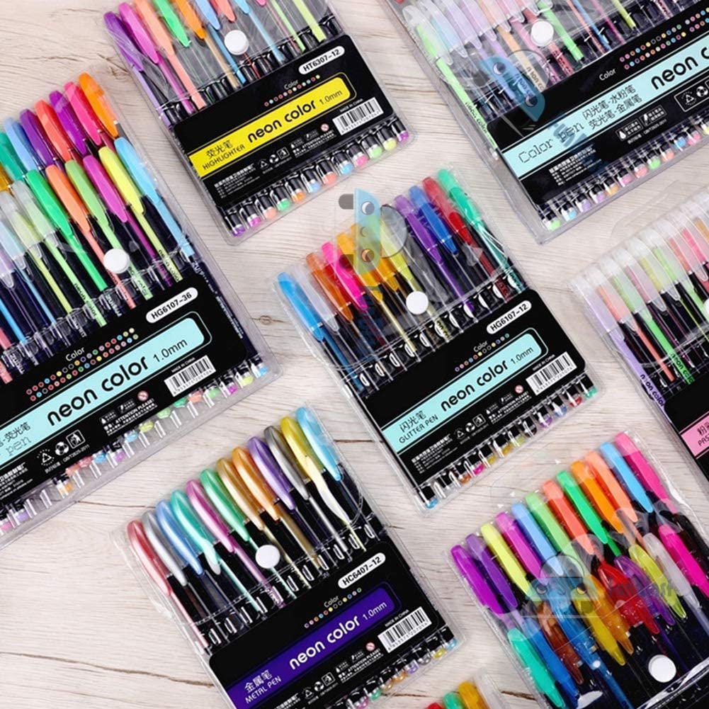 Multicolor Neon Pen Set