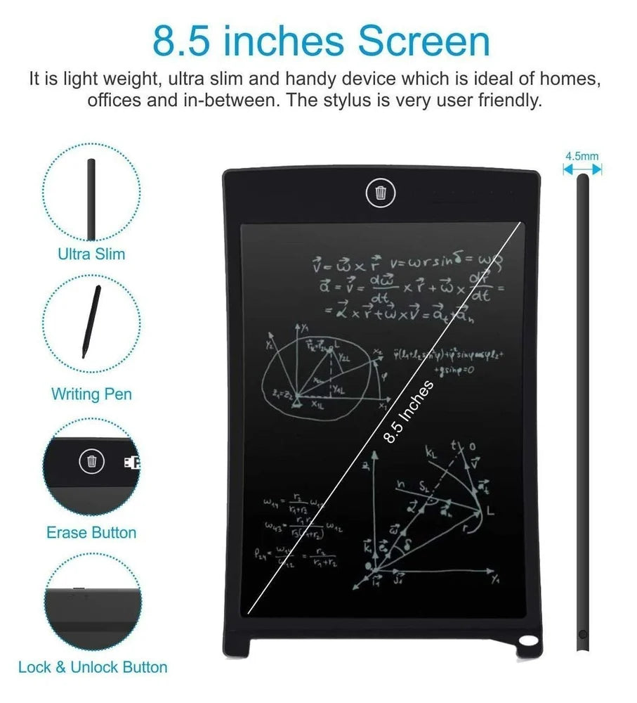 8.5 in Portable Writing Tablet Kids