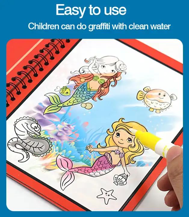 Reusable Magic Water Coloring Book