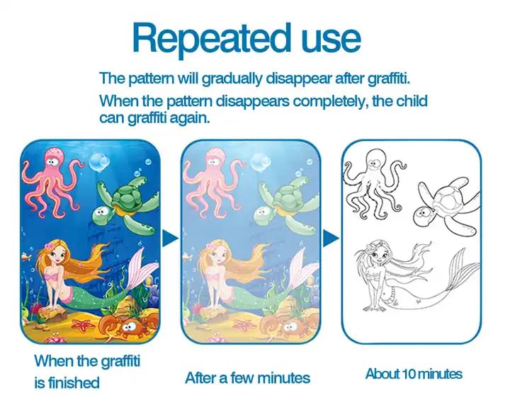 Reusable Magic Water Coloring Book