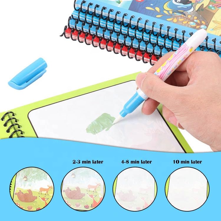Reusable Magic Water Coloring Book