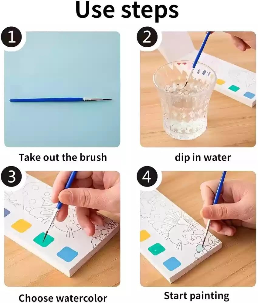 Water Painting Magic Colouring Book